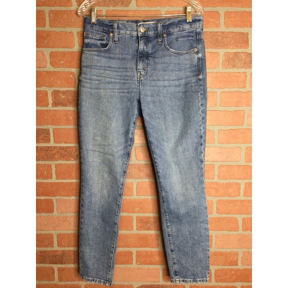 Madewell 9” High Rise Skinny Jeans Size 28 Med Wash Stretch